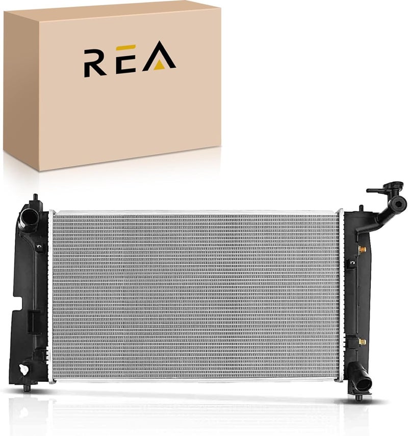 Readair Engine Coolant Radiator Assembly with Transmission Oil Cooler Compatible with Pontiac Vibe 1.8L 2003-2008, Toyota Corolla 1.8L 2003-2008, Matrix 1.8L 2003-2008 Replace 164000D230 CU2428 - Image 1